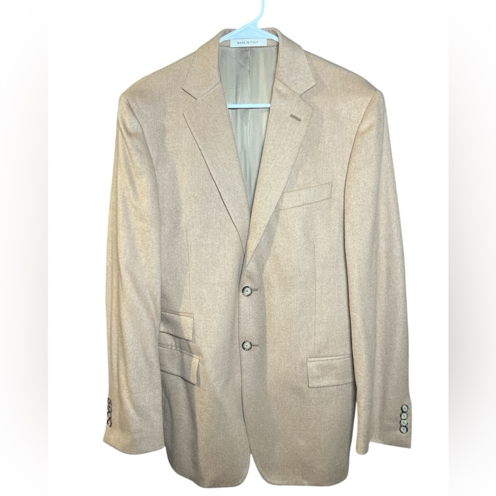 Joseph Abboud Men's Tan Blazer 100% camel hair made in Italy 40R